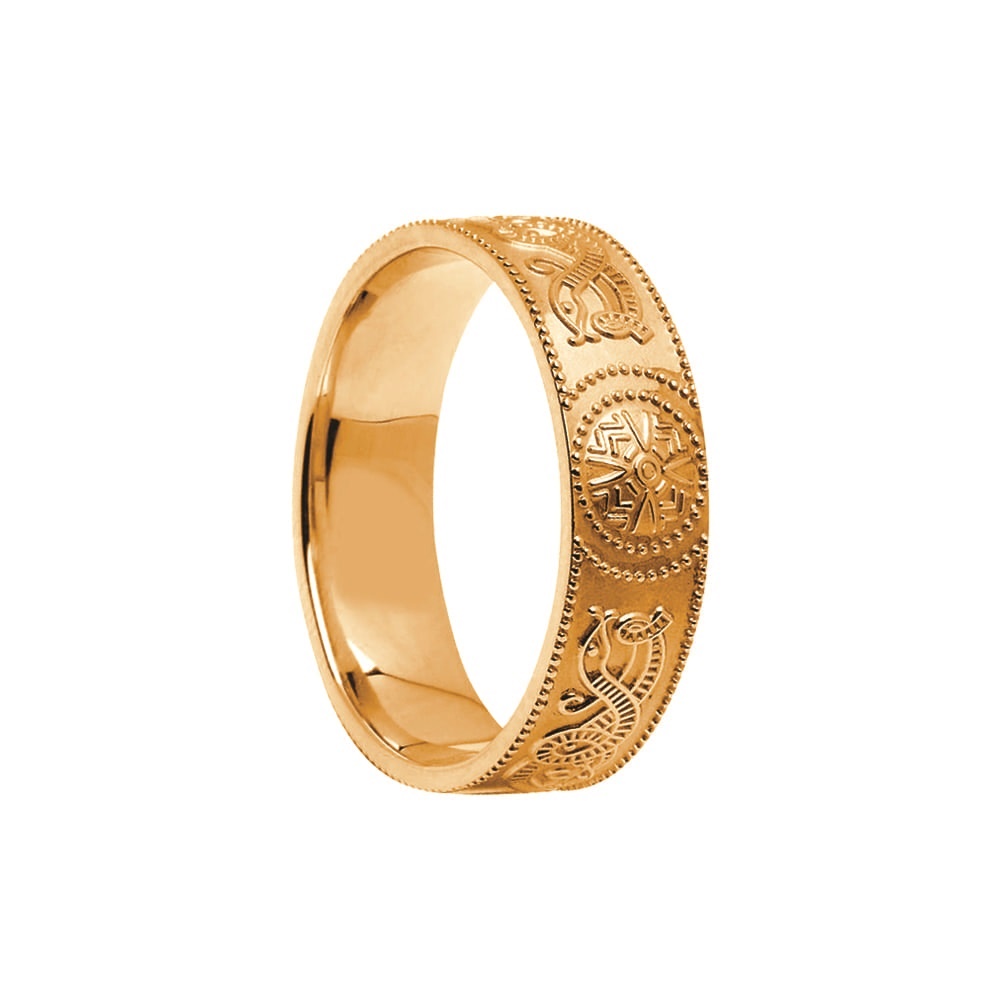 Celtic Warrior Scarf Ring